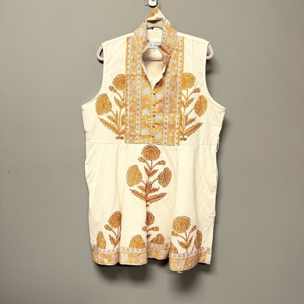 Sue Sartor Floral Flounce Dress - Picture 3 of 8